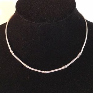 Sterling silver Necklace w/2” extension